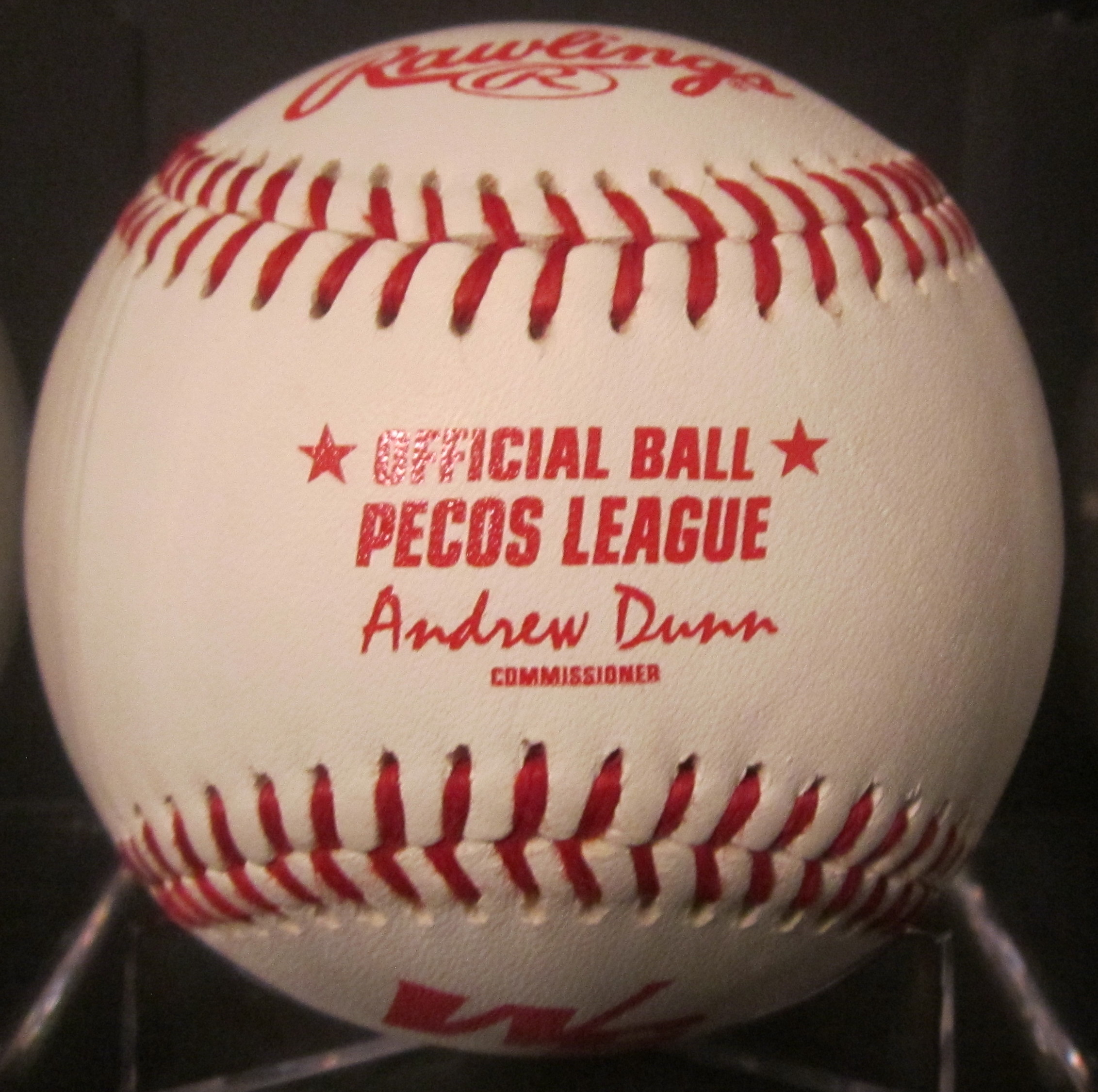 Pecos League Minor League Baseballs